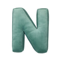 velvet letter cushion n mint by bettys home 