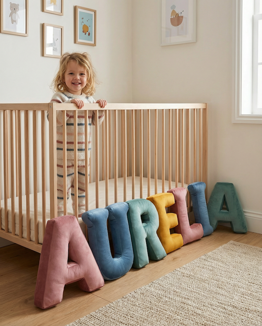 Set of 7 Velvet Letters