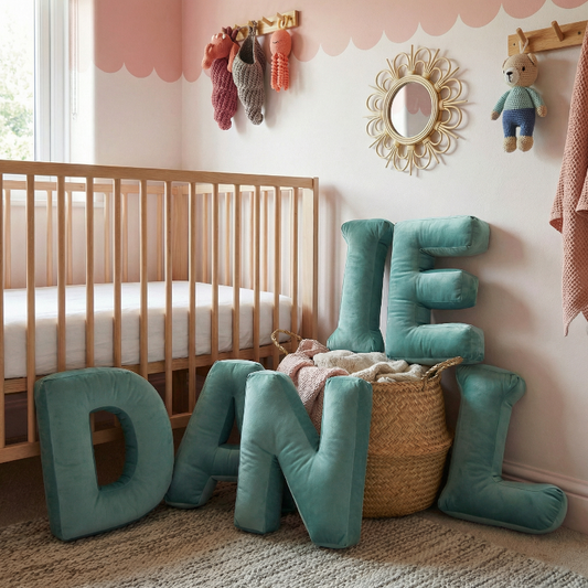Set of 6 Velvet Letters