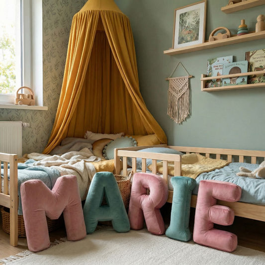 Set of 5 Velvet Letters