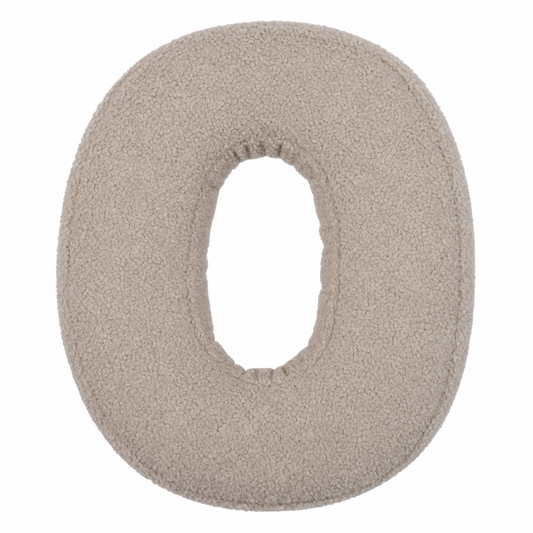 Boucle Number Cushion 0 | Number Pillow
