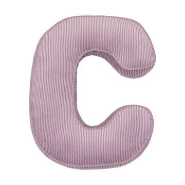 Corduroy Letter Cushion C by Bettys Home 