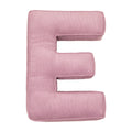 Corduroy Letter Cushion E by Bettys Home in pink 