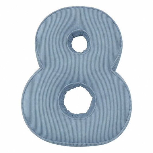 Cuscino cifra in velluto a coste 8 | Cuscino numero 8