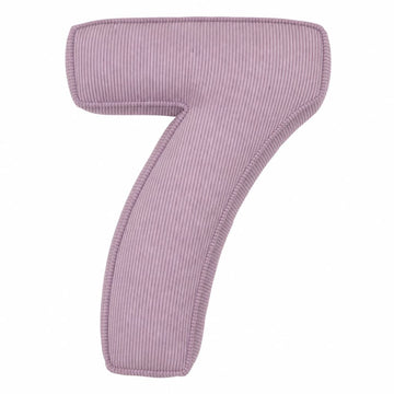 Cuscino cifra in velluto a coste 7 | Cuscino numero 7