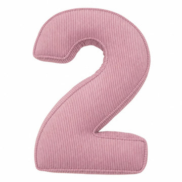 Corduroy Number Cushion 2 | Number Pillow 2